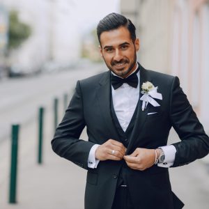 stylish groom
